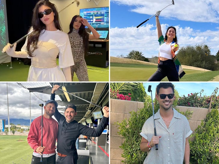 Celebrities Golfing -- See The Swinging Stars!