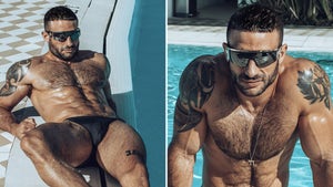 Eliad Cohen Shirtless In A Pool