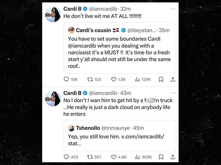 cardi b tweet