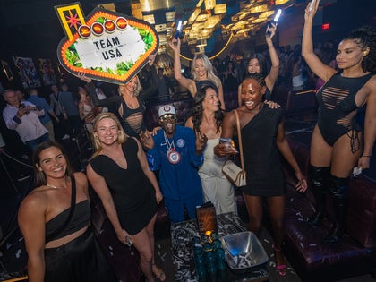 Flavor Flav Partying In Vegas With The USA Water Polo Team