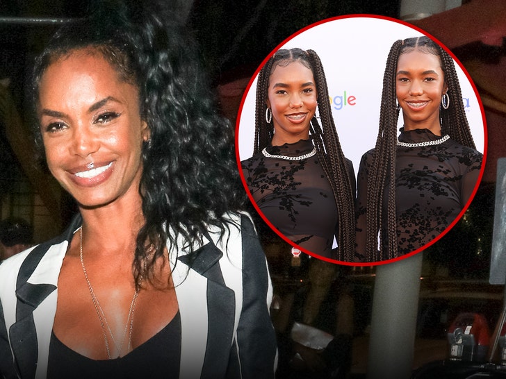 kim porter and daughters getty 1