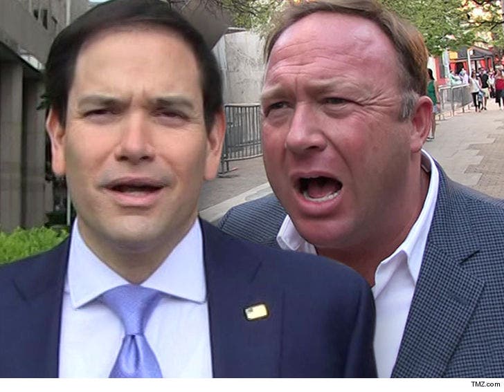 Sen Marco Rubio Squares Off with 'InfoWars' Host Alex Jones :: 0905-alex-jones-marco-rubio-tmz-4