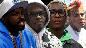 Funk Flex, Gunna, Young Thug, 6ix9inegetty tmz