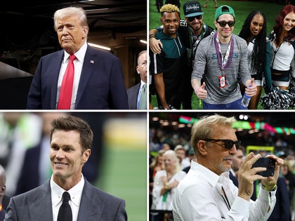 celebrities attend super bowl lix