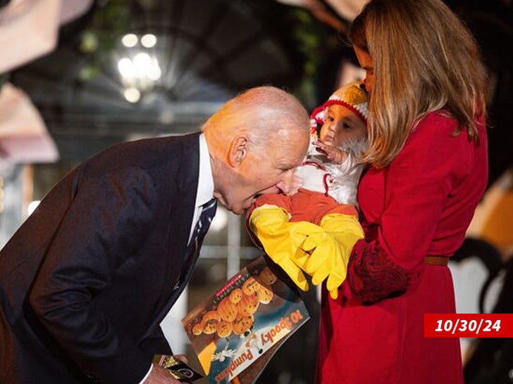 Biden bites kids at White House Halloween