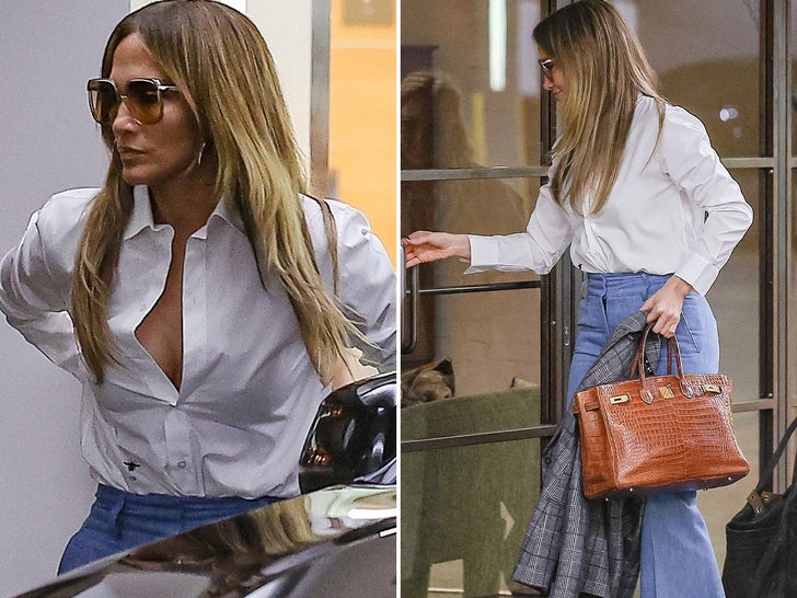 Jennifer Lopez Looking Stylish On The Way To Friendsgiving!