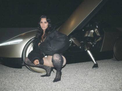 Kim Kardashian Robot Tesla Photos 1