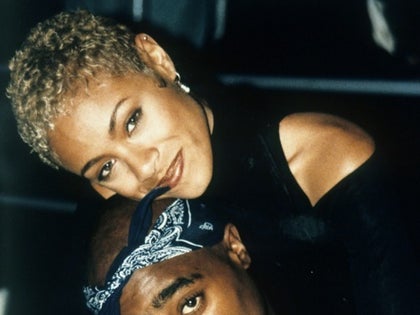 Tupac and Jada Pinkett Smith!