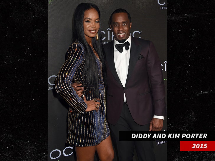 diddy kim porter 2015 getty 2