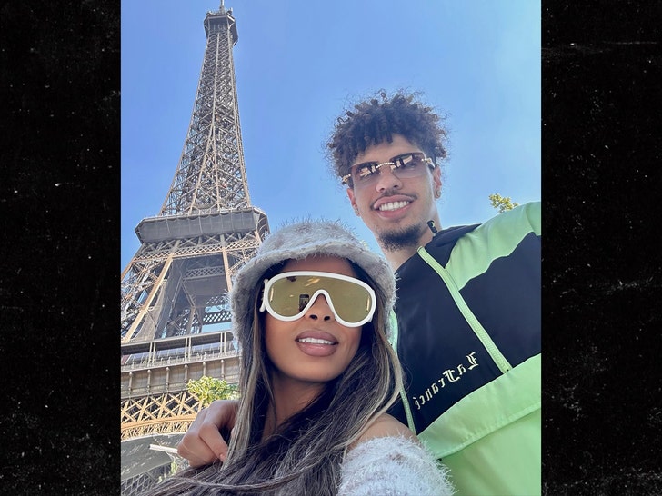 lamelo ball and ana montana