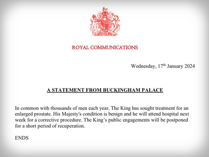 0117 buckingham palace statement