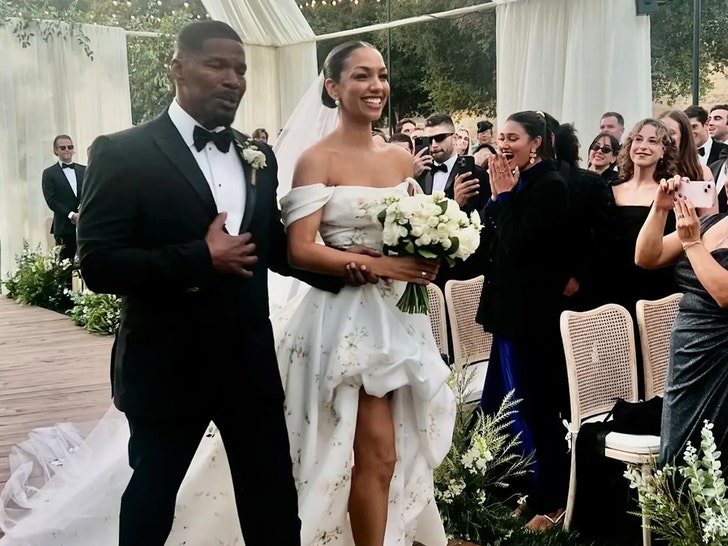 jamie foxx carinne foxx  wedding