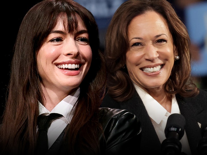 anne hathaway kamala harris main getty composite