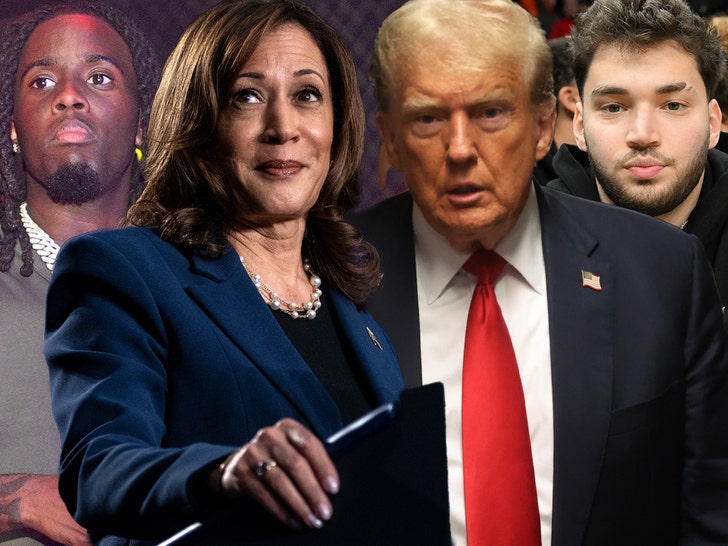 donald trump kamala harris adin ross kaai cenet