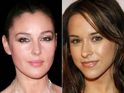 Monica Bellucci, Lacey Chabert