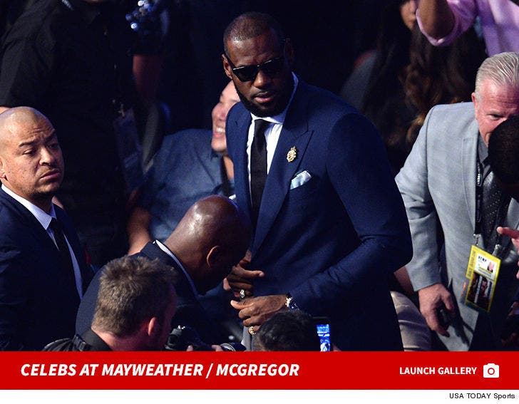 Celebrities At Mayweather / McGregor