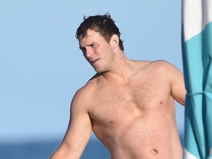 Chris Pratt Katherine Schwarzenegger Rob Lowe beach bikini shirtless Photos 00