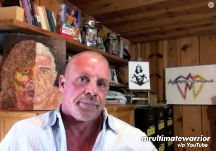 Ultimate Warrior Accuses Hulk of Drug Use Wife-Swap :: 2011-0608-ultimate-warrior-youtube-still