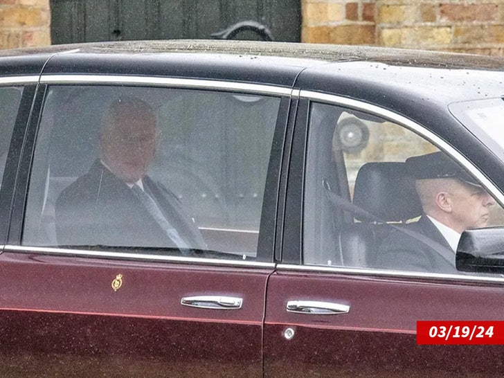 King Charles Leaving the Palace