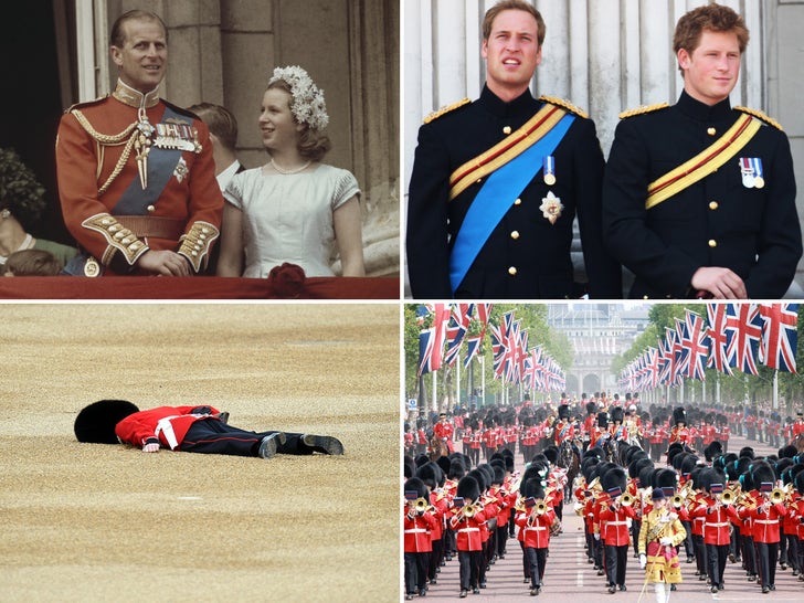 Trooping the Colour Parade Through The Years