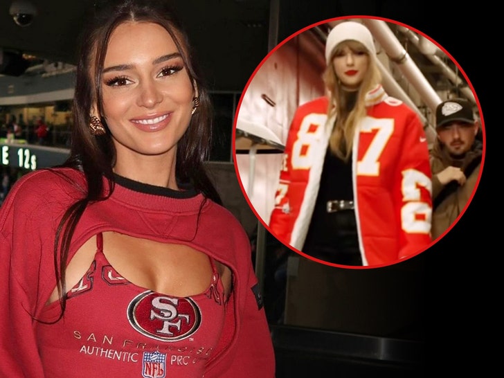 Kristin Juszczyk taylor swift nfl jackets