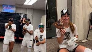 Sabrina Ionescu, N.Y. Liberty Parties After Winning Commissioner's Cup