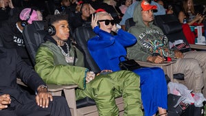 NLE Choppa And Amber Rose Sitting Together Watching The Movie The Wash