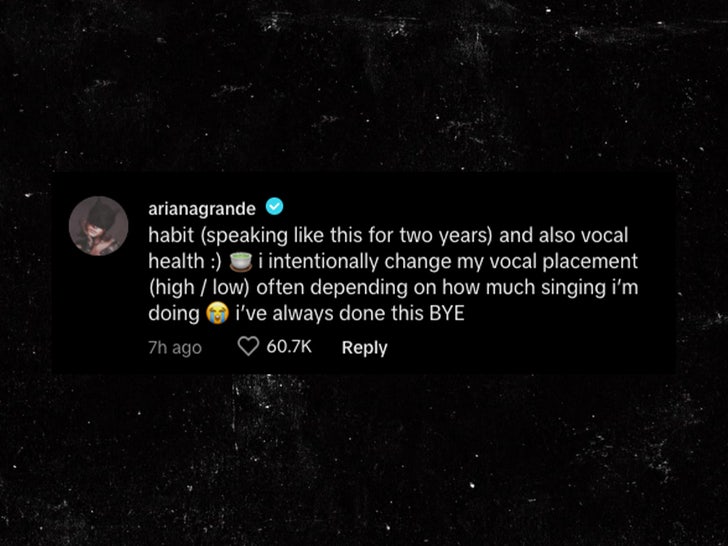 ariana grande tik tok comment