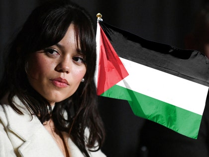 JENNA ORTEGA palestine flag