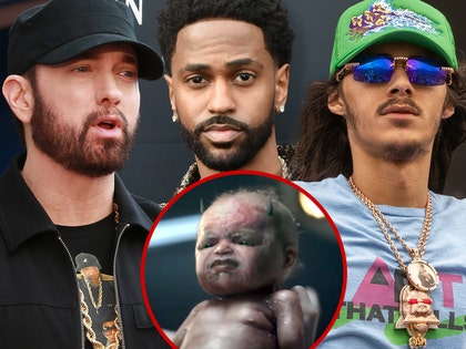 Eminem, Big Sean, Babytron devil baby