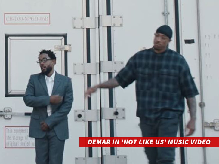 DeMar in 'Not Like Us' music video