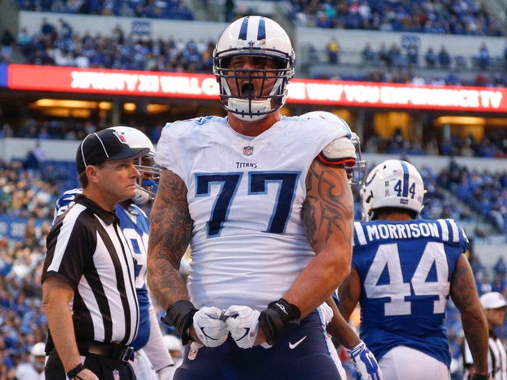 Taylor Lewan On The Field