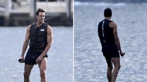 Tom Brady Electric Foil Boarding In Miami