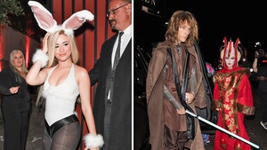 Celebs Celebrate Halloween at Chateau Marmont bg 1