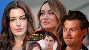 Anne hathaway se inspiró en olivia wilde y harry styles