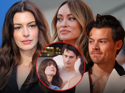 Anne hathaway se inspiró en olivia wilde y harry styles