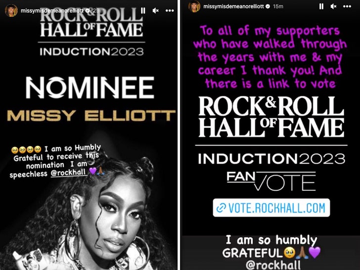 missy elliott hall of fame insta 