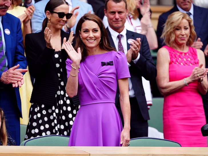 The Princess of Wales kate middleton at WIMBLEDON