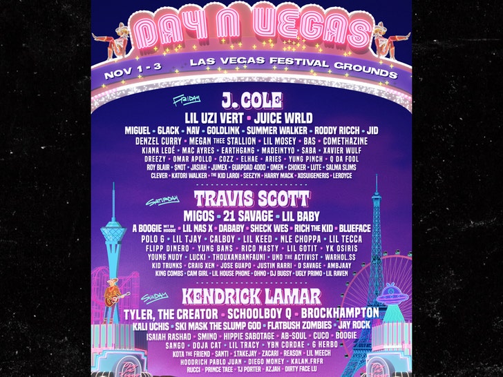 J Cole Travis Scott Kendrick Lamar Headlining New Festival in :: 0624-daynvegas-flyer-1