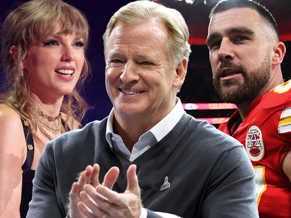 roger goodell travis kelce taylor swift