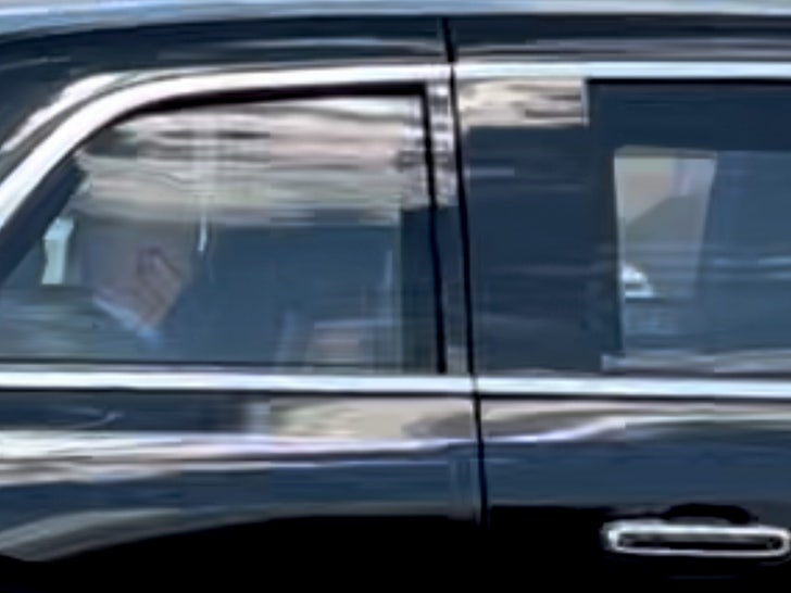 joe biden in car with mask no arrow