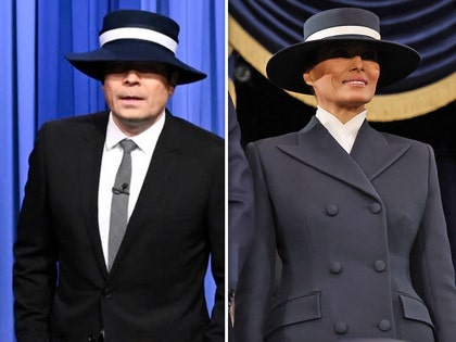 jimmy fallon and melania trump getty 1