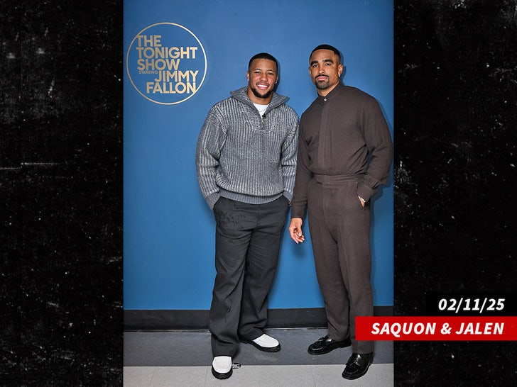 jalen hurts saquon barkley eagles jimmy fallon sub getty swipe.j