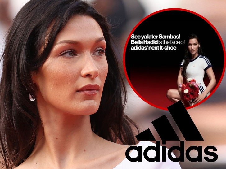 bella hadid adidas ad