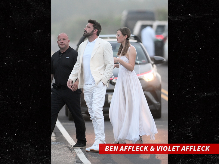 Ben Affleck And Daughter Violet Affleck