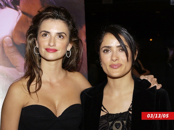 Salma Hayek and penlope cruz