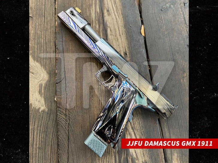 JJFU Damascus GMX 1911 gun sub tmz handout