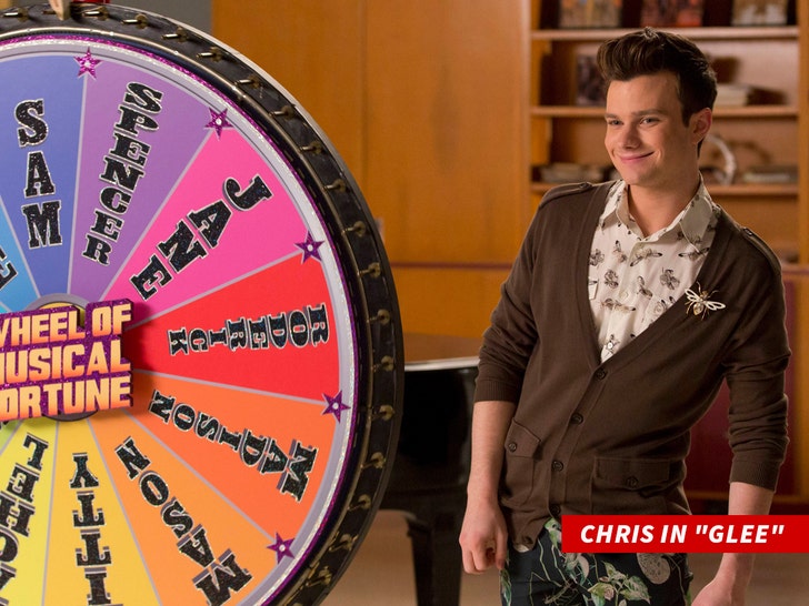 0604 Chris Colfer glee alamy