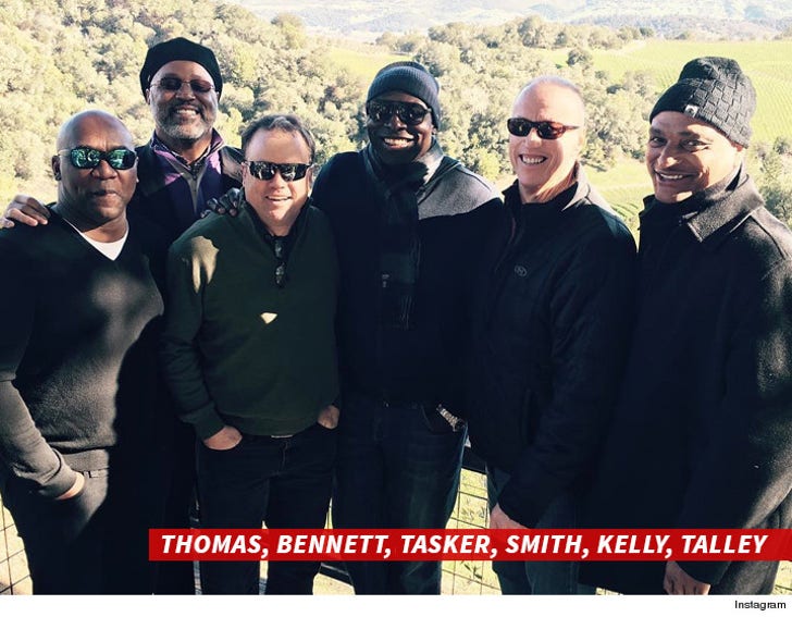 Jim Kelly -- Reunites with Bills Greats For Napa Wine :: 0204-bills-brothers-instagram-7