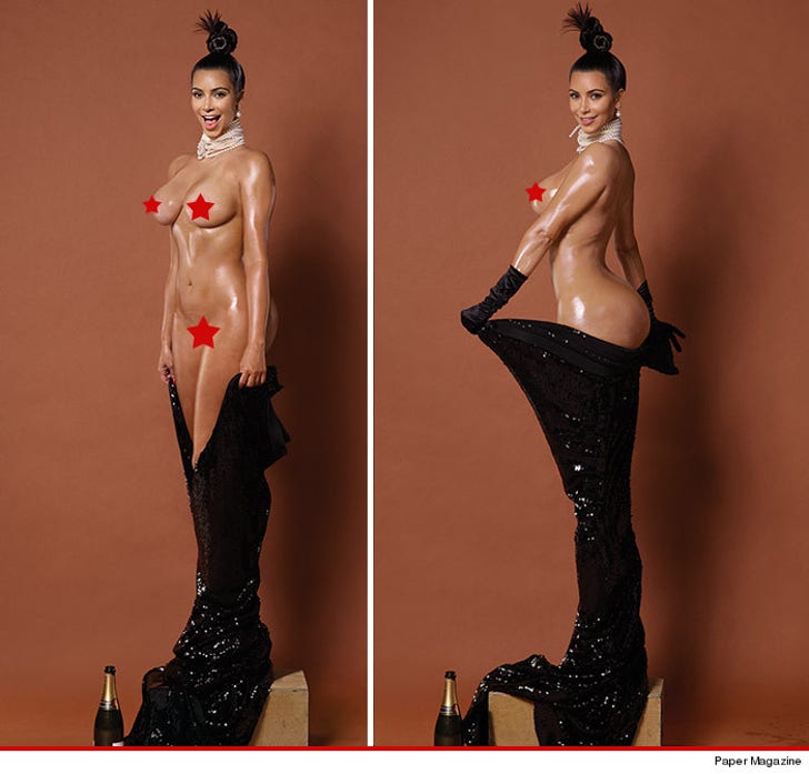 Kourtney Kardashian -- Breaking the Internet Is Tougher When You're :: 1202-kim-k-paper-mag-2b-4